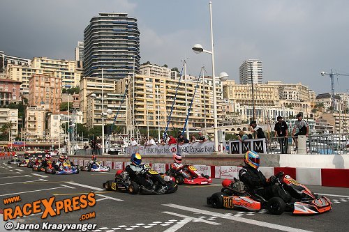 Thijs aan de Stegge draaide voorin mee